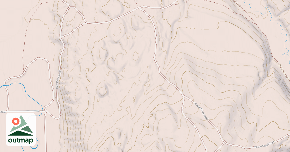 Map of BACON CR.