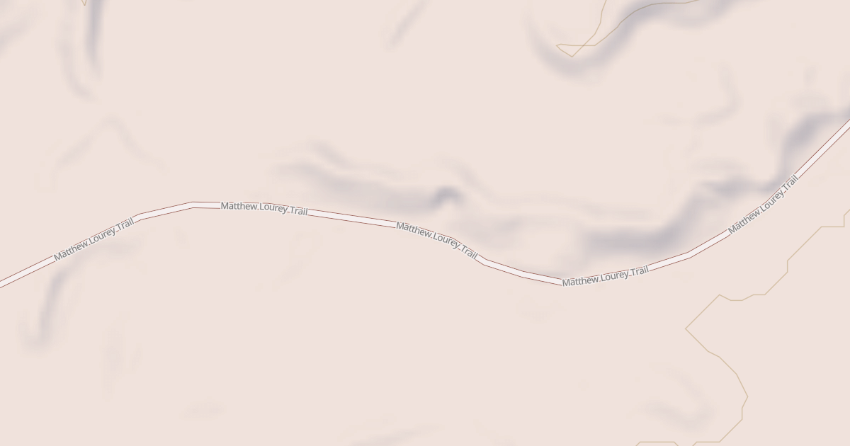 Map preview of Matthew Lourey State Trail
