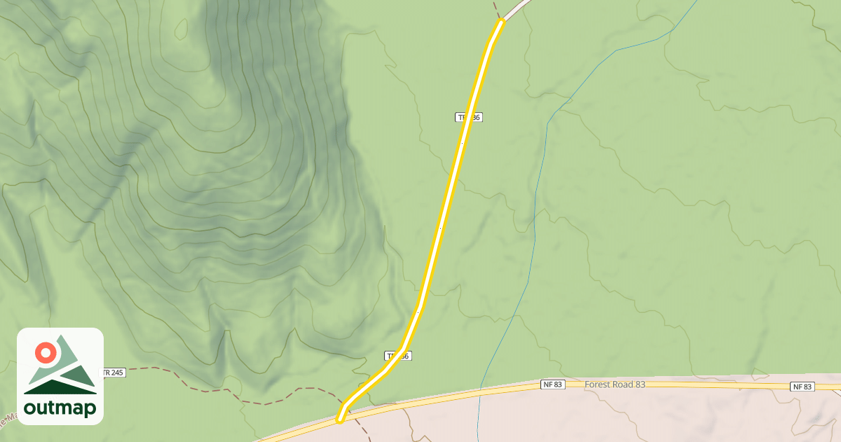 Map of Sasquatch Trail