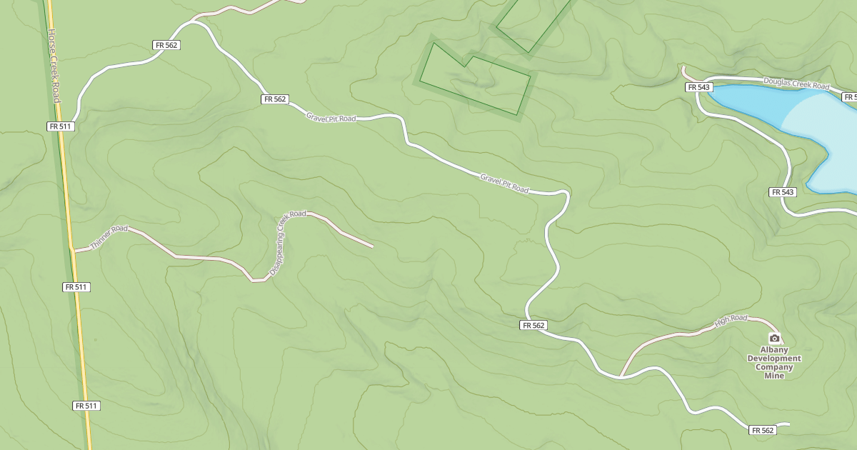 Map preview of GRAVEL PIT ROAD