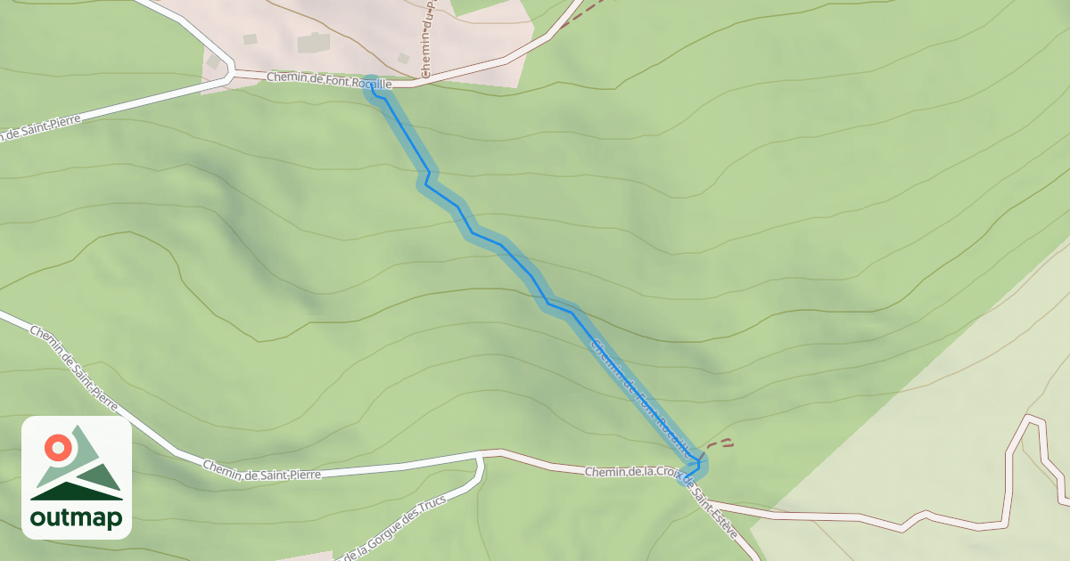 Map of Chemin de Font Rocaille