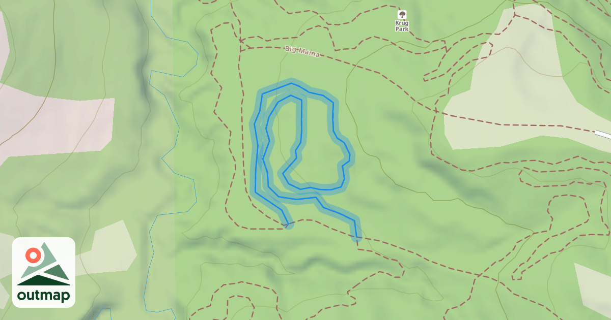 Map of Krug Park Trail