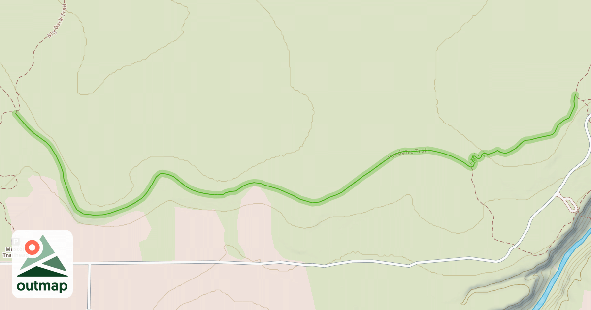 Map of Headgate Trail