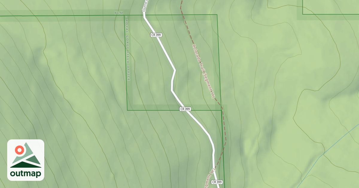 Map of FLUME GULCH