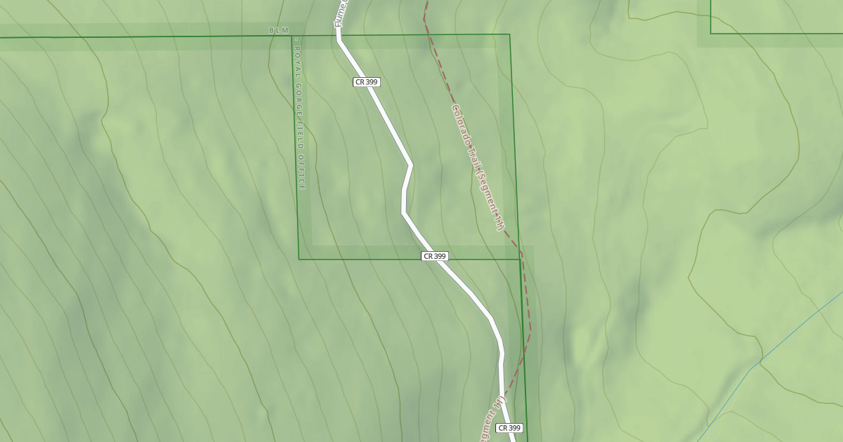 Map preview of FLUME GULCH