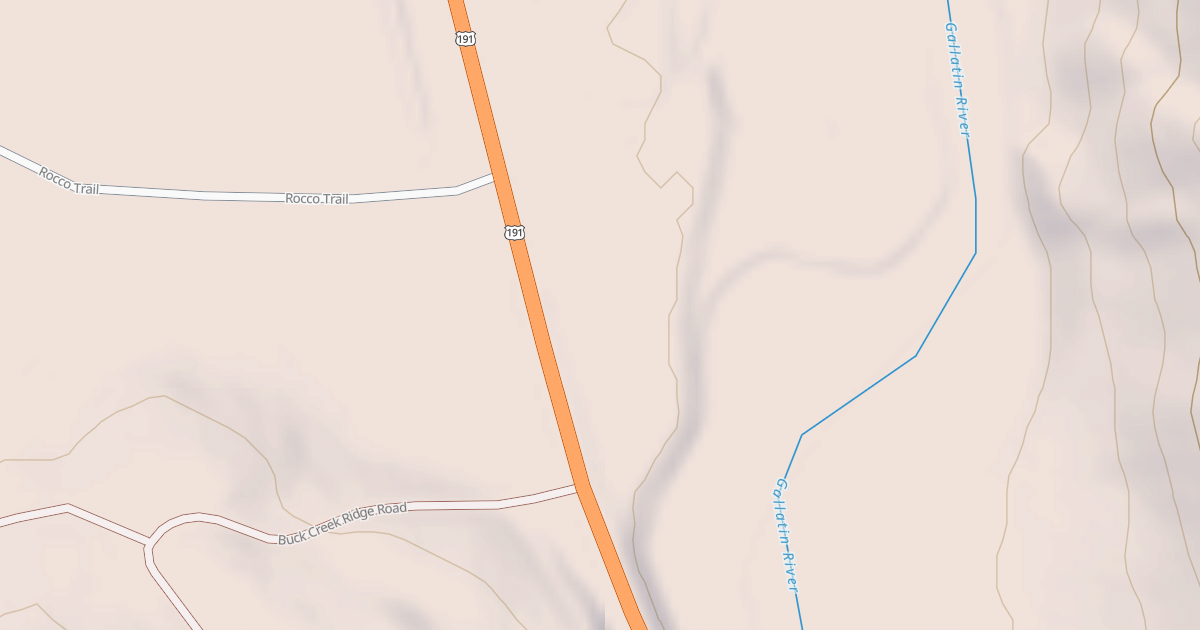 Map preview of GALLATIN RIVER ACCESS MP 44.3