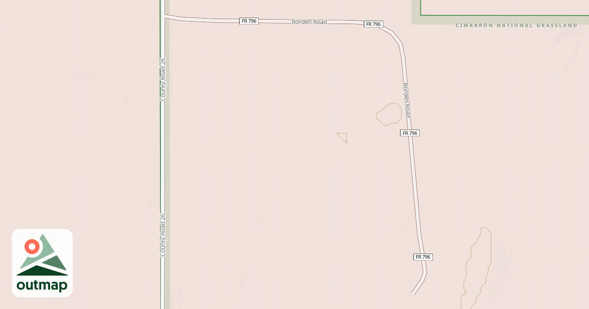 Map of BORDEN