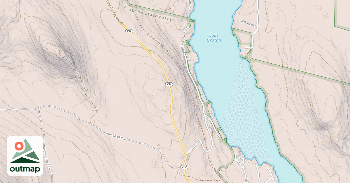 Map of C-2/302, Montpelier-Wells River Rail Trail