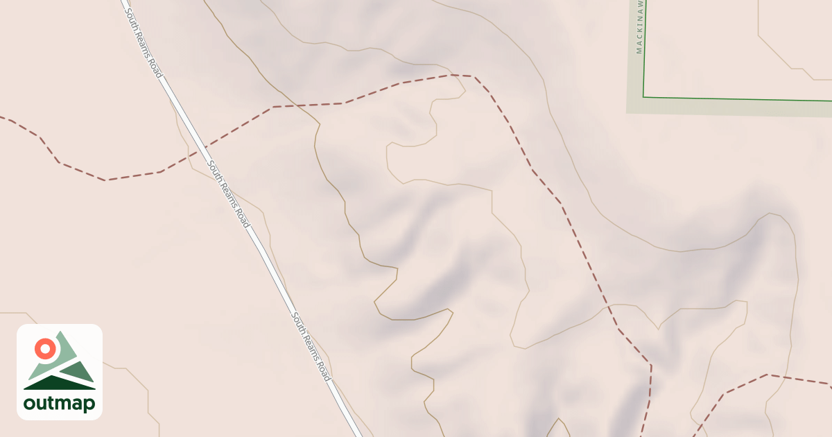 Map of Tomahawk Motorcycle Trail C Loop