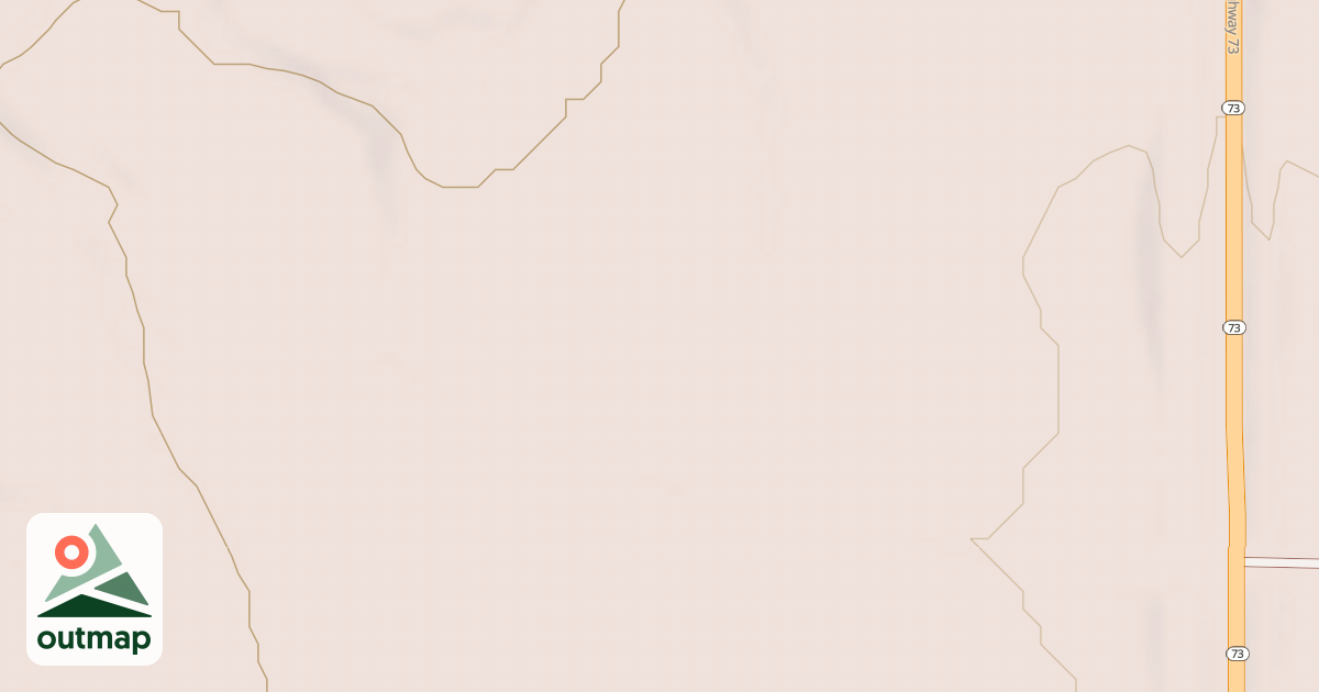 Map of (FDR) HIGHWAY 73 DAM RD.