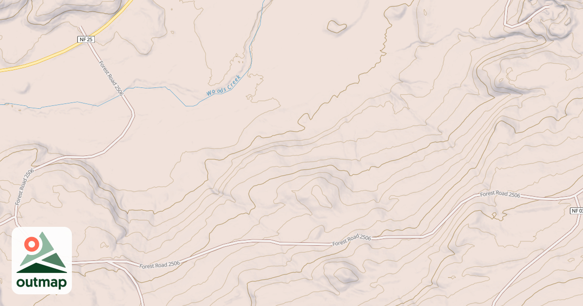 Map of KRAUS RIDGE