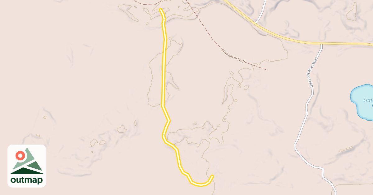 Map of Bird Lake Trail