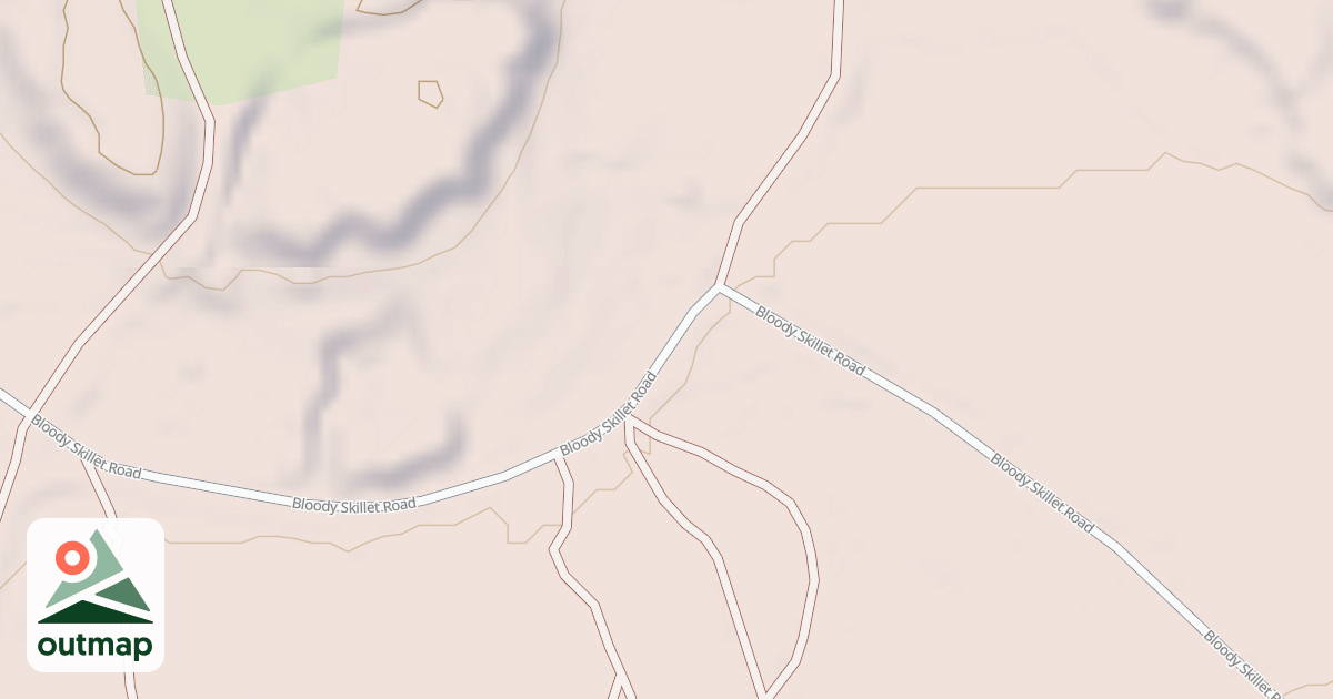 Map of Bloody Skillet ATV Trail
