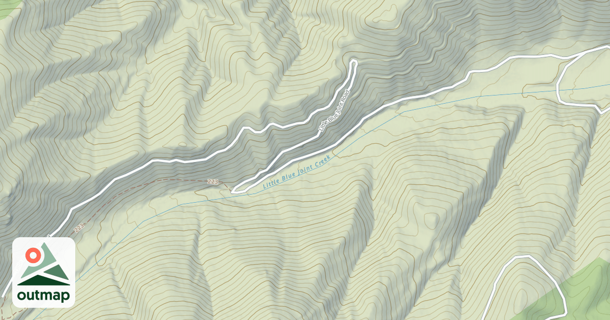 Map of (FDR) LITTLE BLUE JOINT