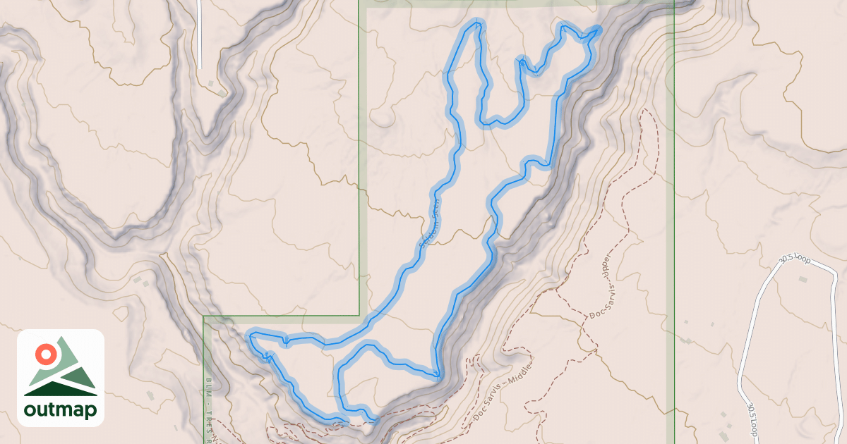 Map of Seldom Seen