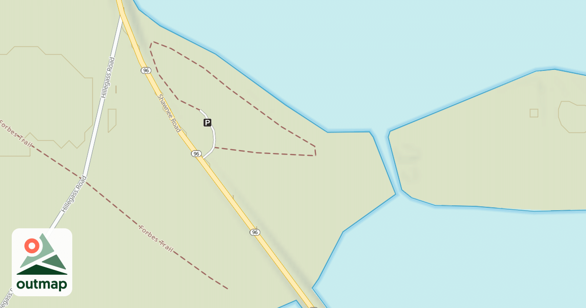 Map of Shawnee State Park Trails