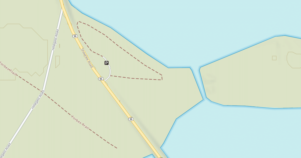 Map preview of Shawnee State Park Trails