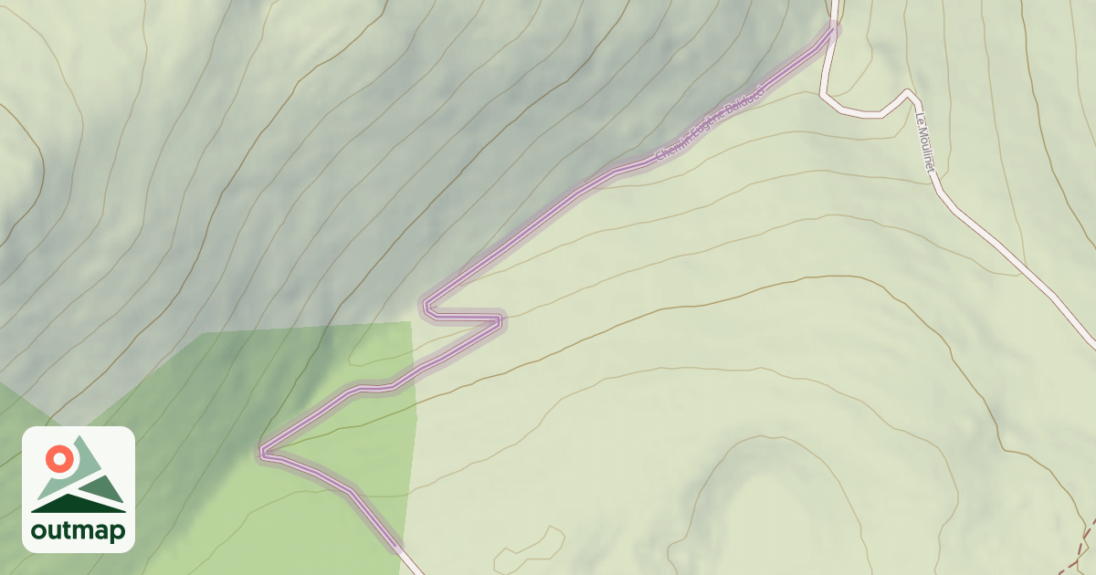 Map of Chemin Eugène Balducci