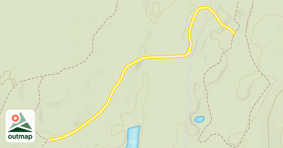 Map of Lakeside Trail