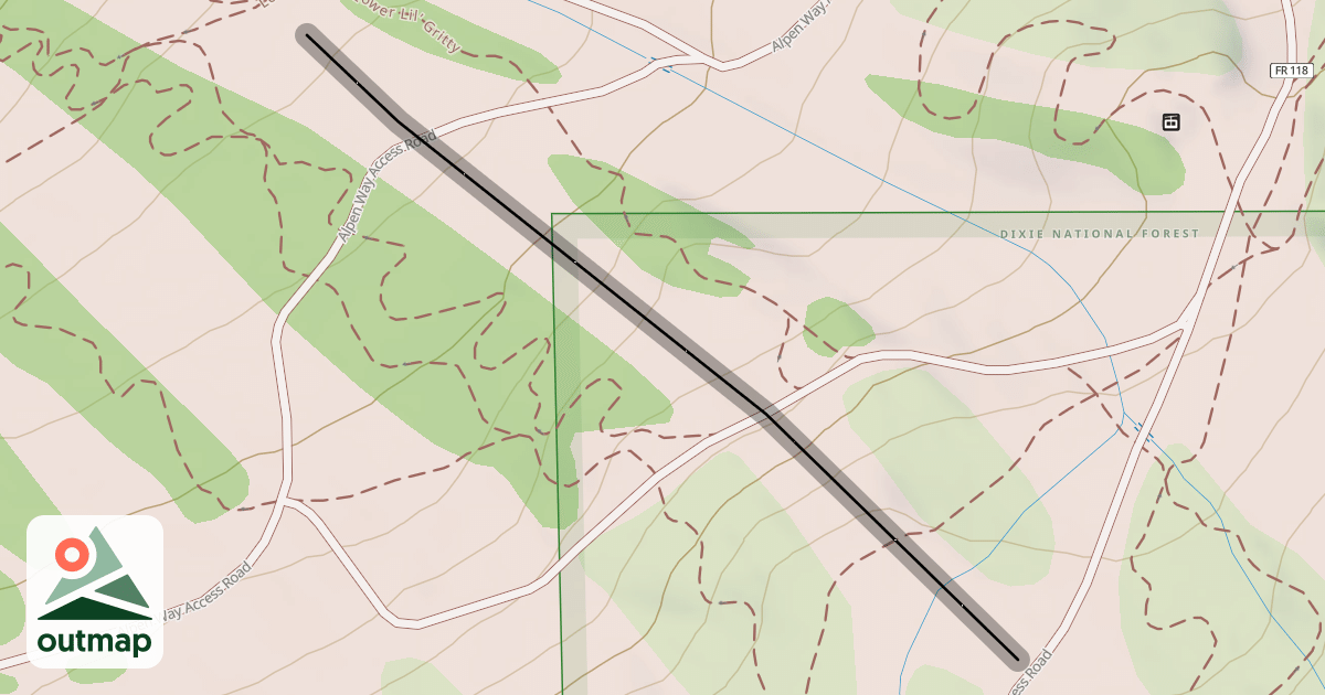Map of Bear Paw Pitch
