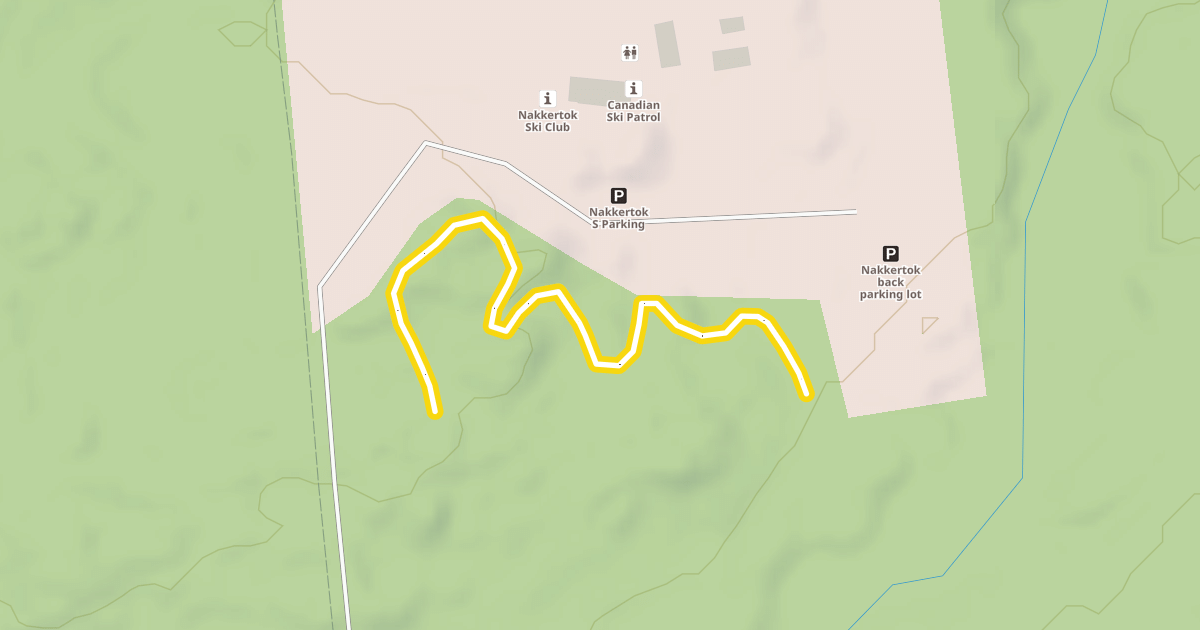 Map preview of Alcove Loop Blue