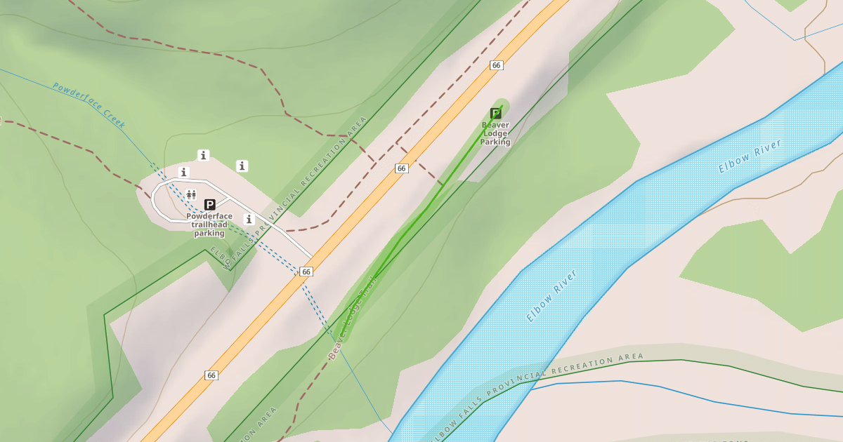 Map preview of Beaver Lodge Trail