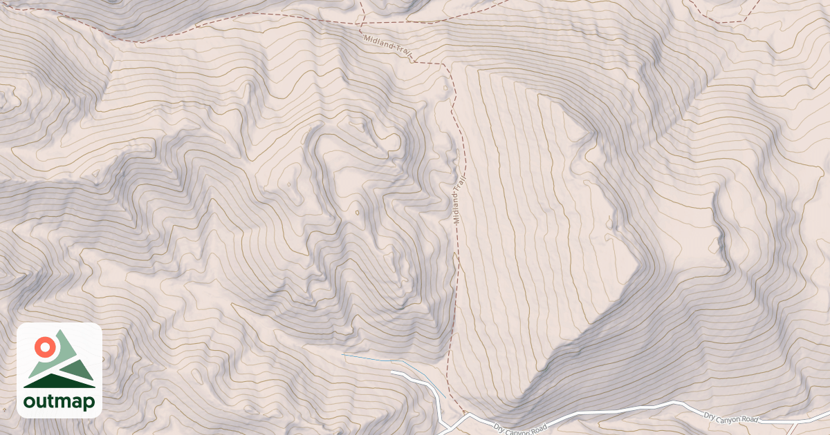 Map of Horse Flat