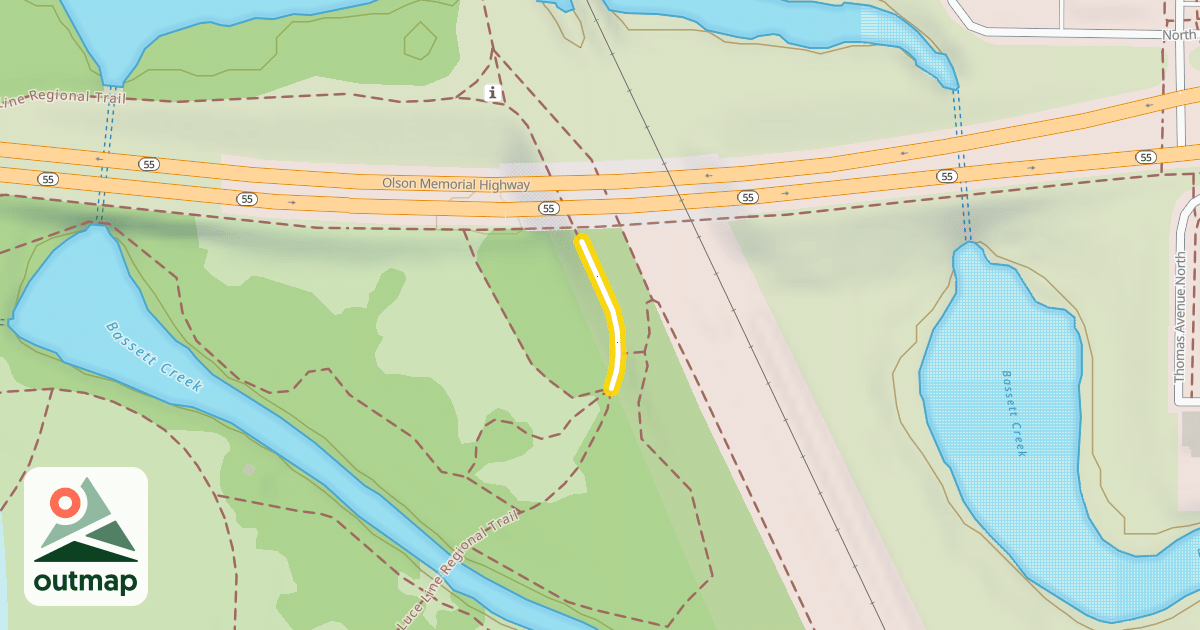 Map of Luce Line Regional Trail