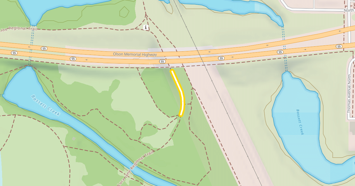 Map preview of Luce Line Regional Trail