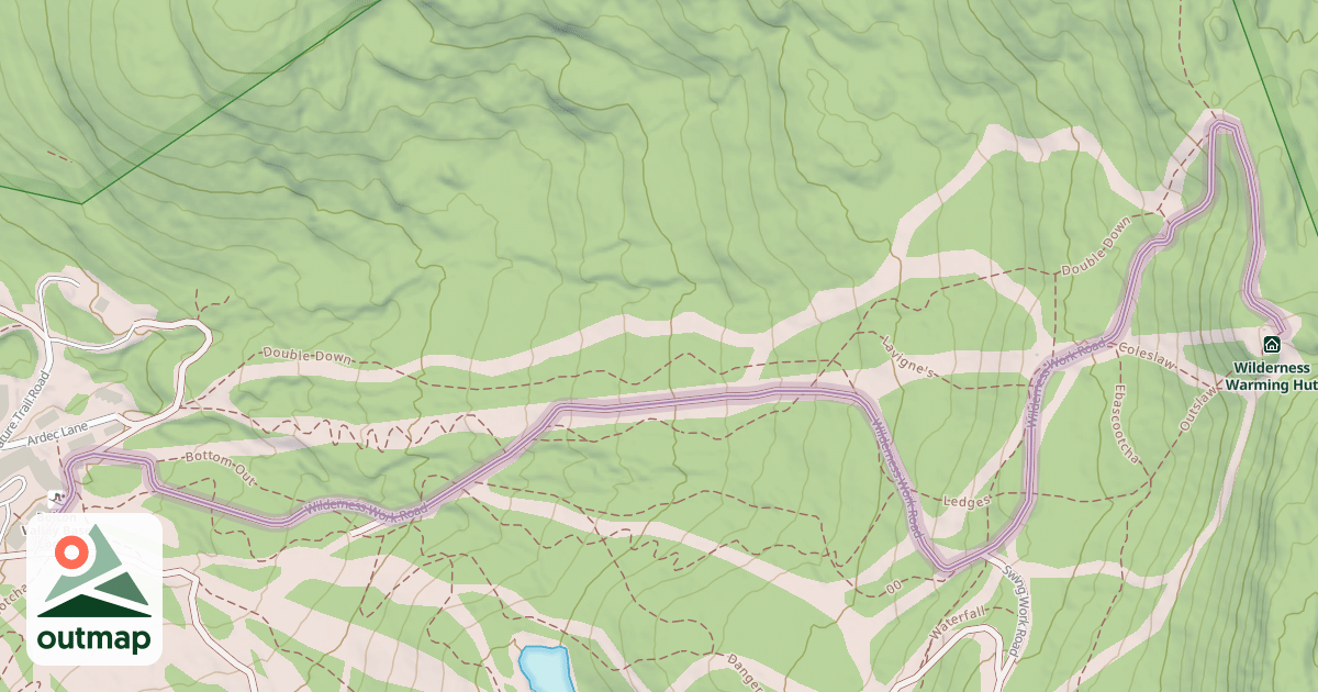 Map of Wilderness Work Road