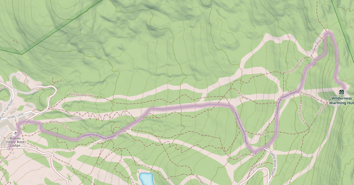 Map preview of Wilderness Work Road