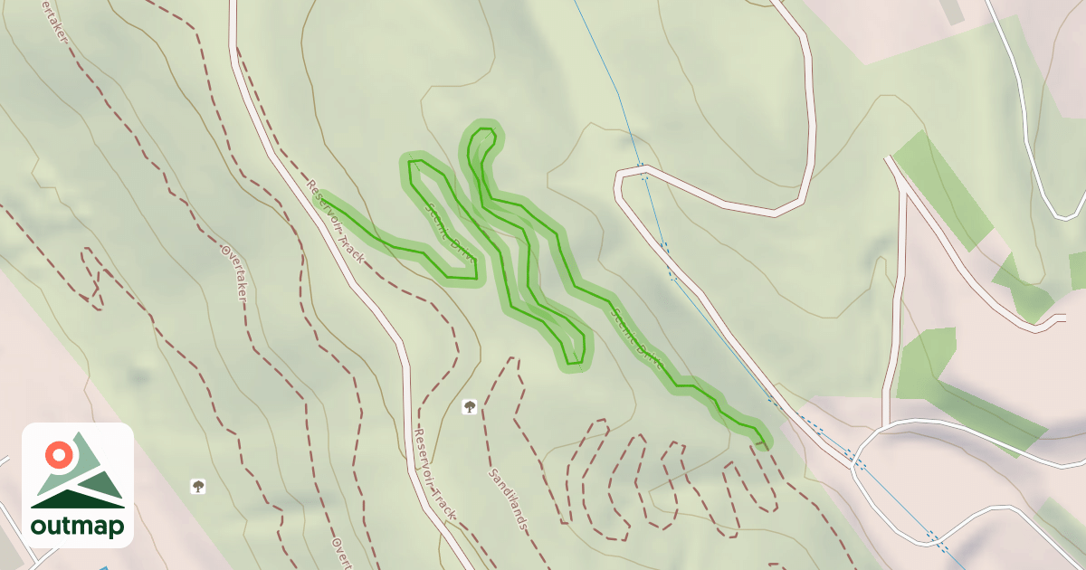 Map of Scenic Drive
