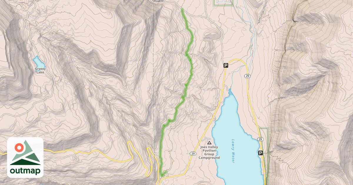 Map of Orange Olsen Road