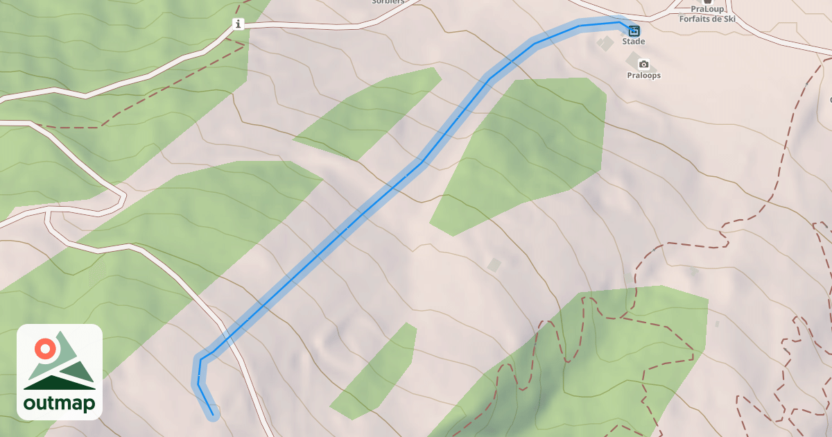 Map of Stade Christel Pascal