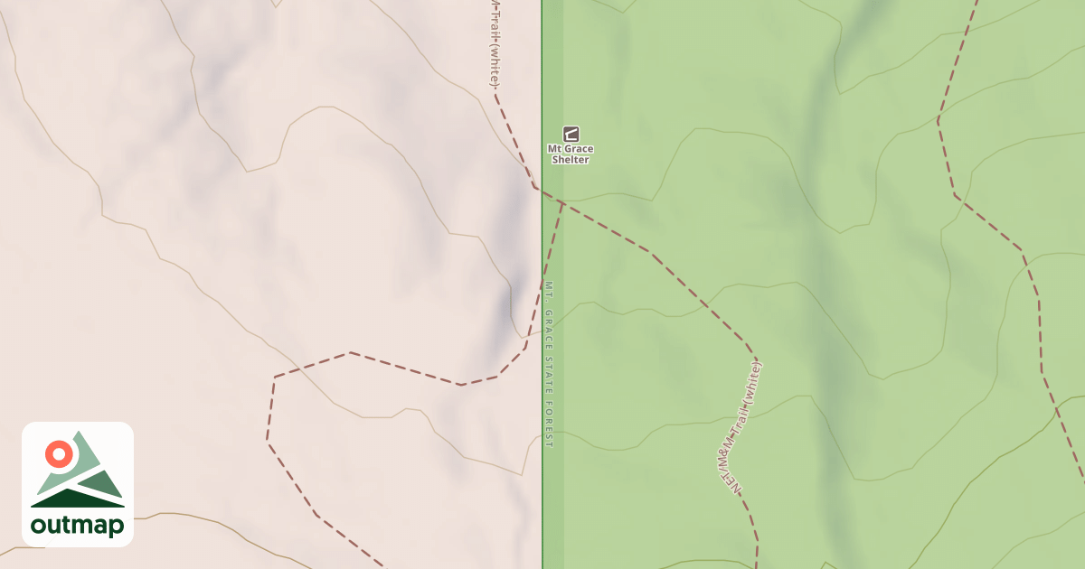 Map of Round the Mountain Trail