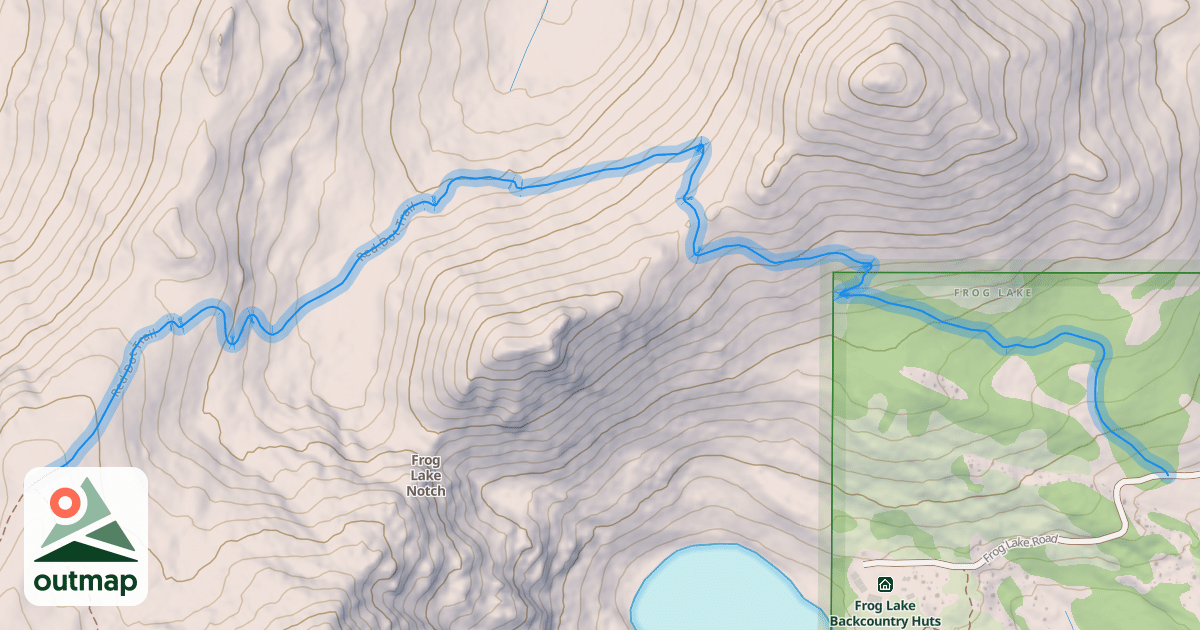 Map of Red Dot Trail