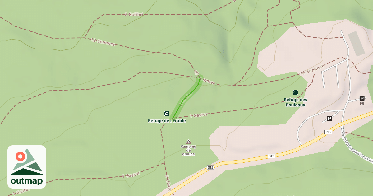 Map of 2 Colibri