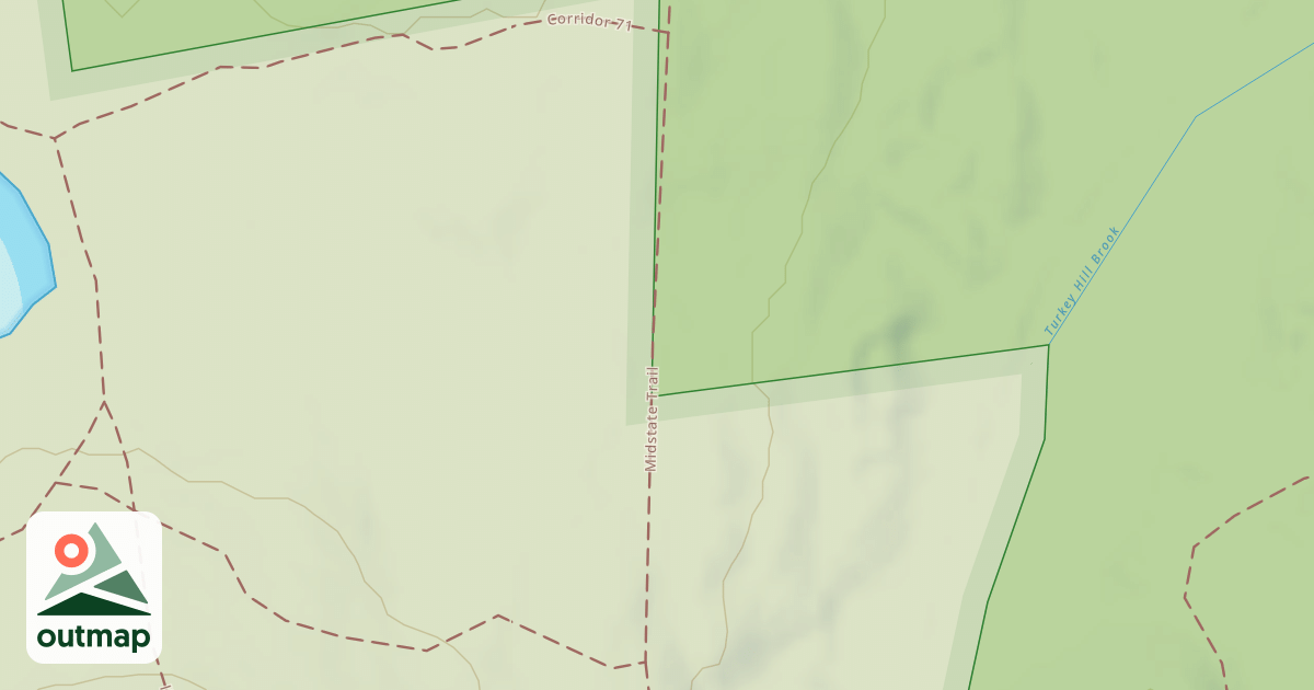Map of Midstate Trail