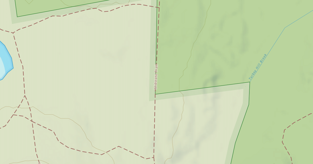 Map preview of Midstate Trail