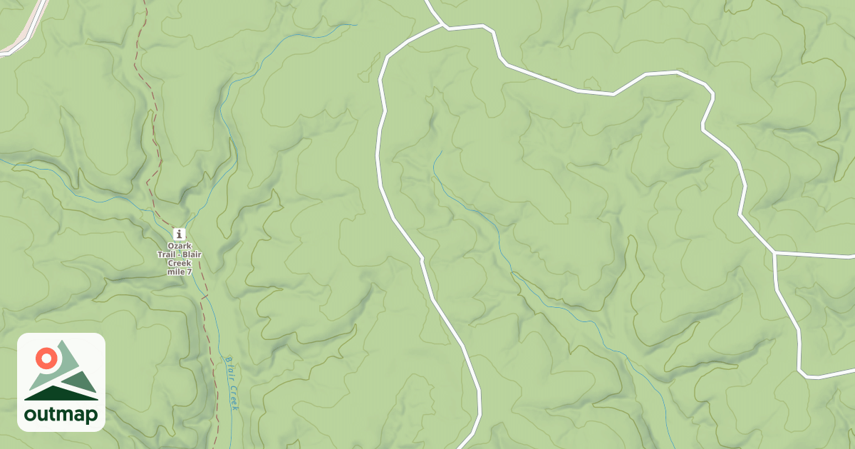 Map of LONE RIDGE SPUR A