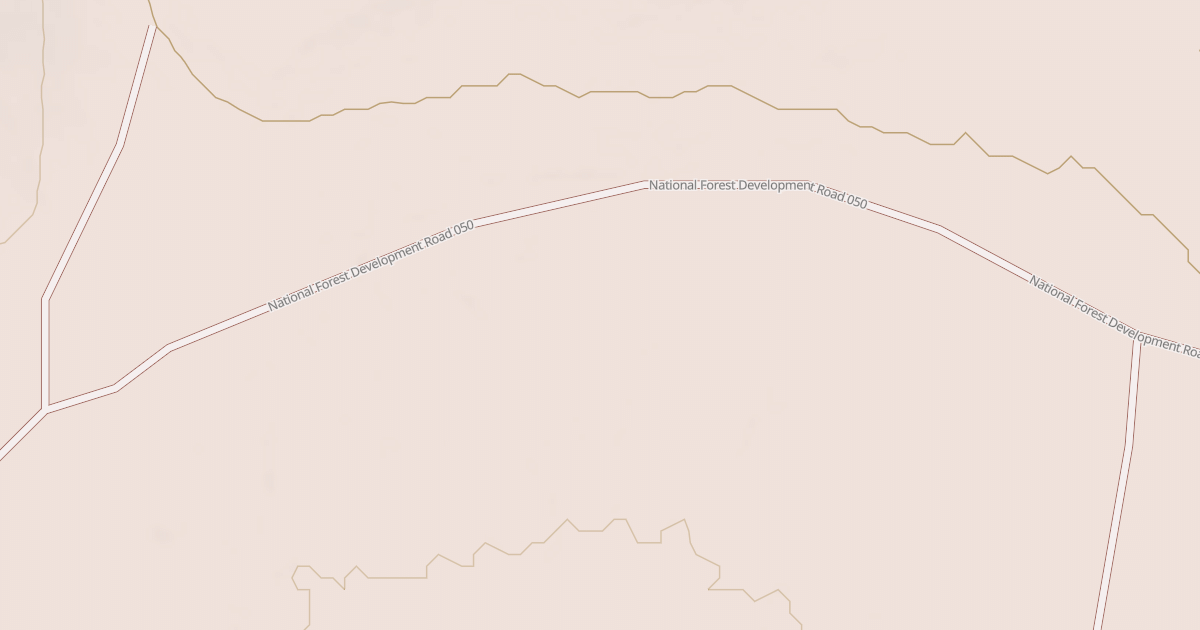 Map preview of USFS National Forest System Roads {C3367152-9EA2-44D9-BEF9-7B135E952606}
