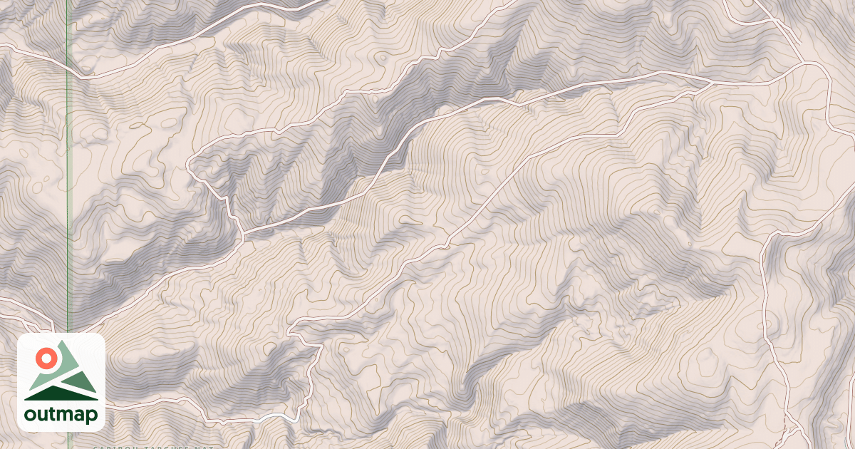 Map of Maple Canyon