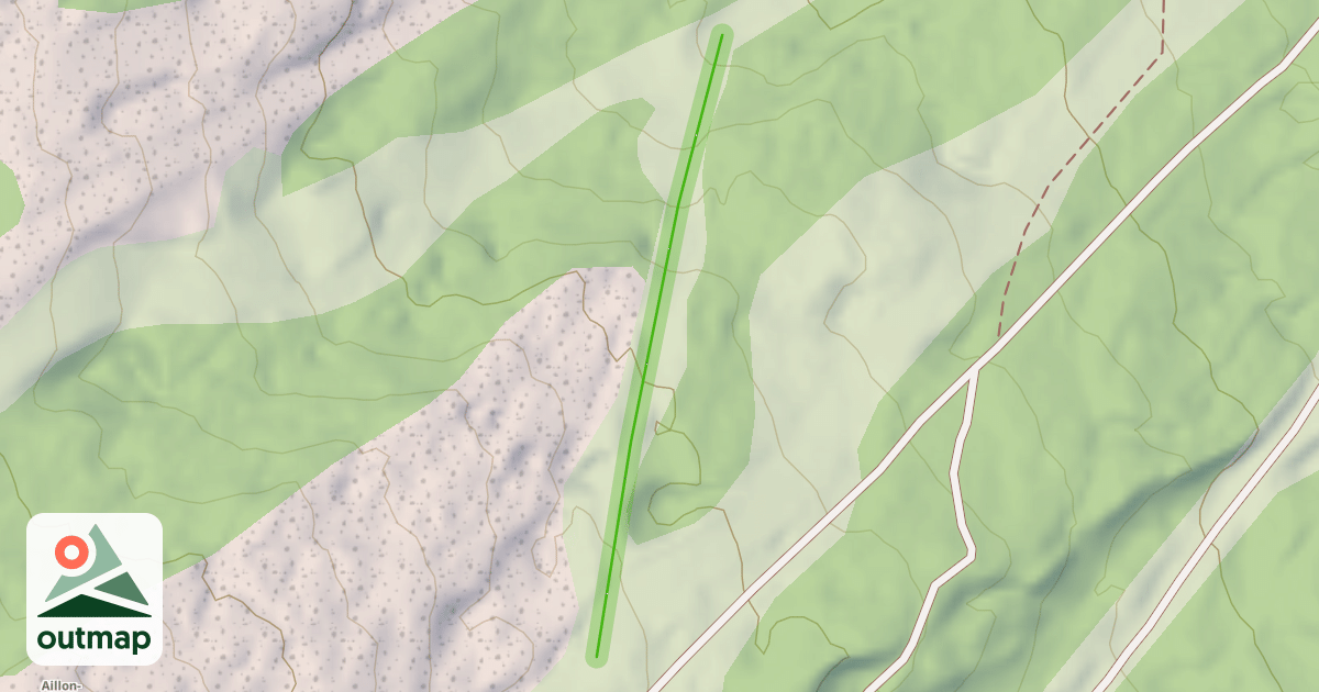 Map of Le Mur du Goupil