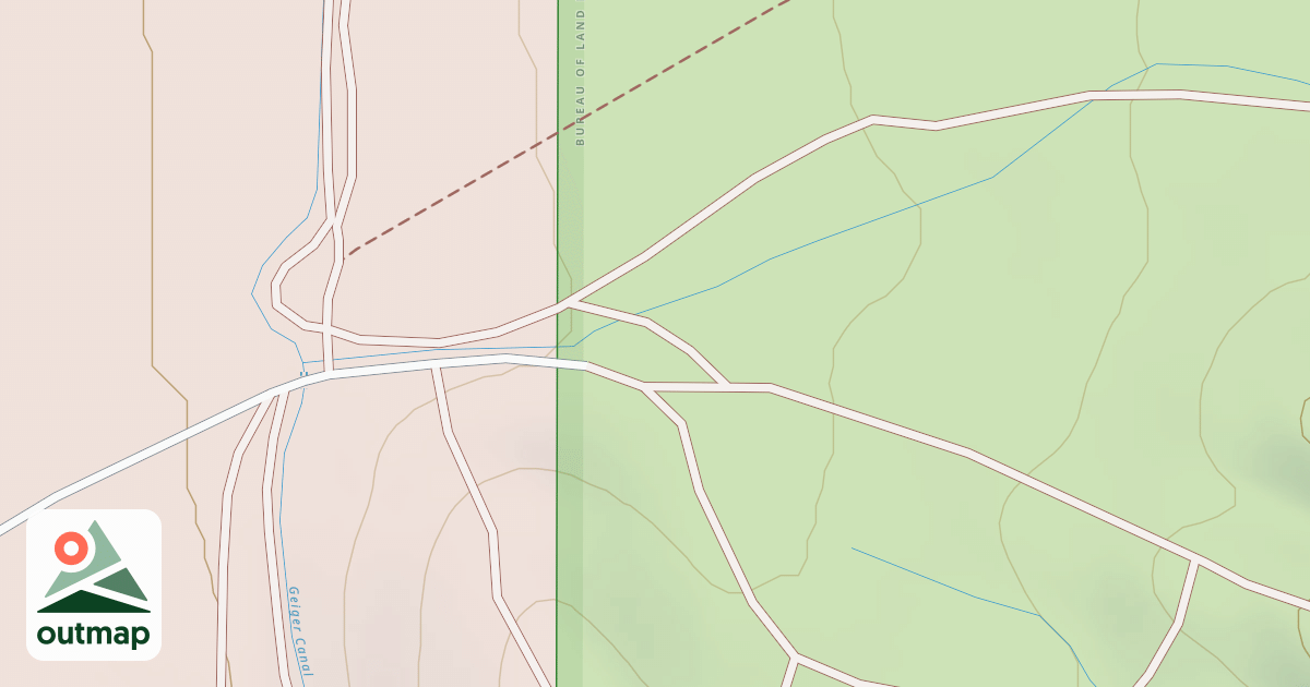 Map of BLM National GTLF Public Motorized Roads 122c300c-2f50-4bf2-ae63-95995e943919