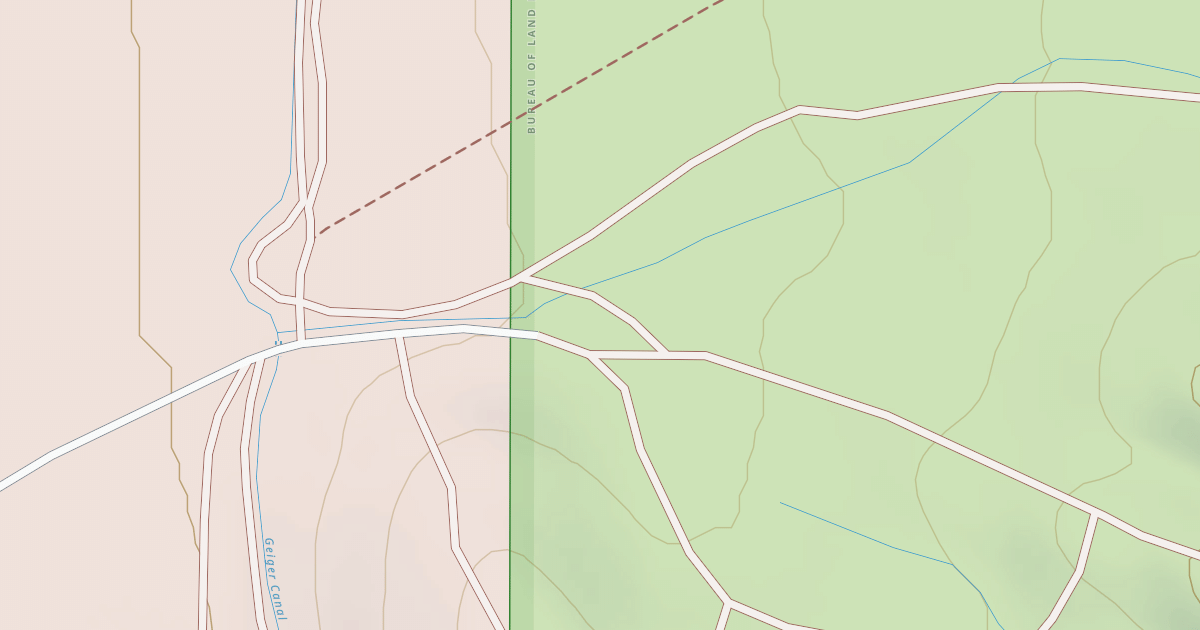 Map preview of BLM National GTLF Public Motorized Roads 122c300c-2f50-4bf2-ae63-95995e943919