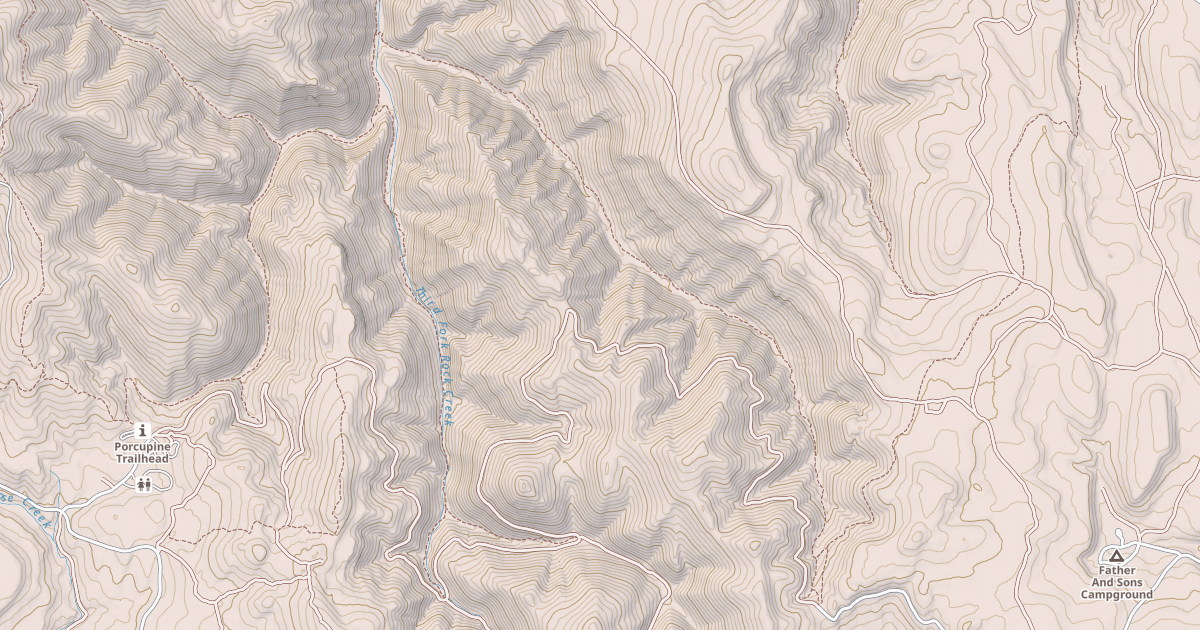 Map preview of MARTINDALE FORK