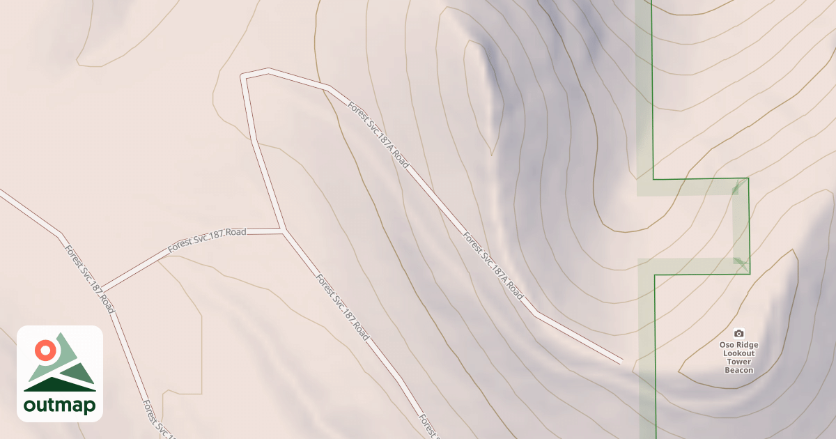 Map of USFS National Forest System Roads {B86F22C8-56B3-414E-B911-83E43AF657DB}