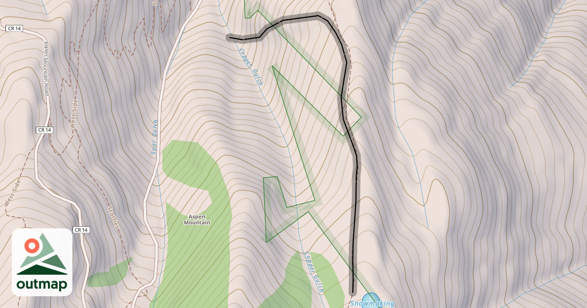 Map of Gent's Ridge