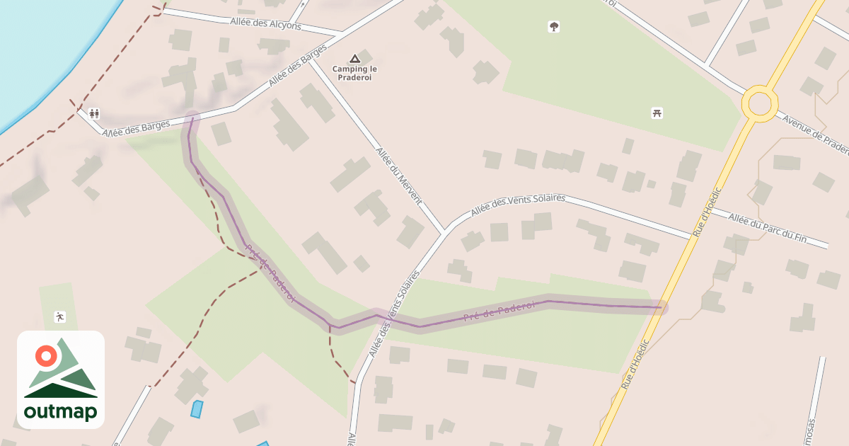 Map of Pré de Paderoi