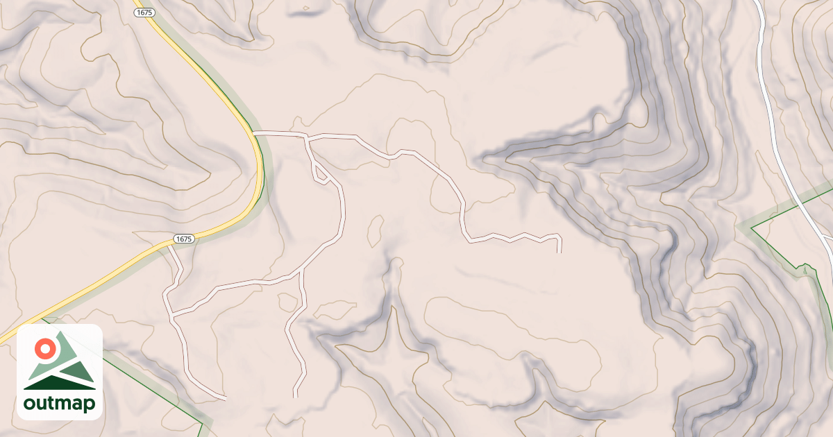 Map of USFS Motor Vehicle Use Map Trails 20607